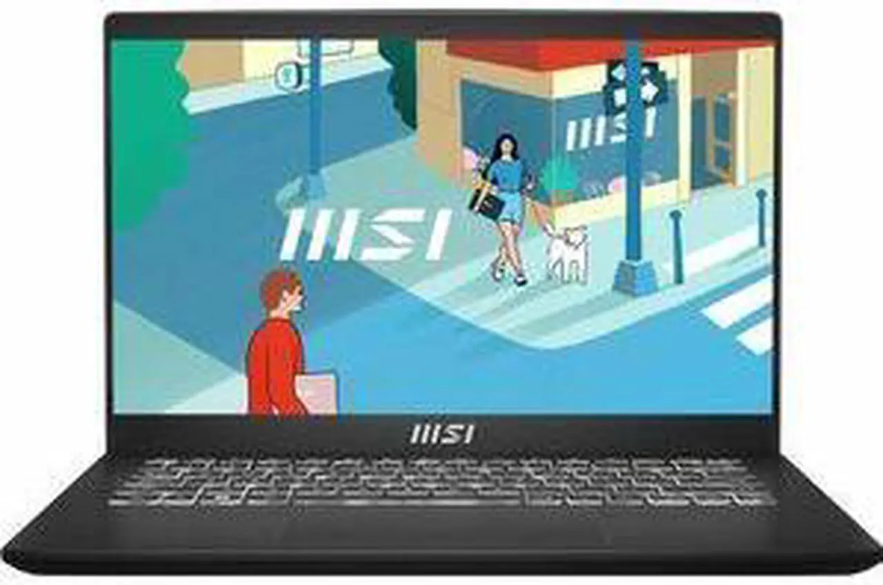 Alt view image 11 of 19 - MSI Modern 14 C7M, Laptop, Black, 14" 60Hz, AMD Ryzen 7 7730U, UMA Graphics, 16 GB Memory, 512 GB SSD, Win 11 Pro, 3 Year Warranty - Intel Chip - 1920 x 1080 - Windows 11 Pro - AMD Radeon Graphic