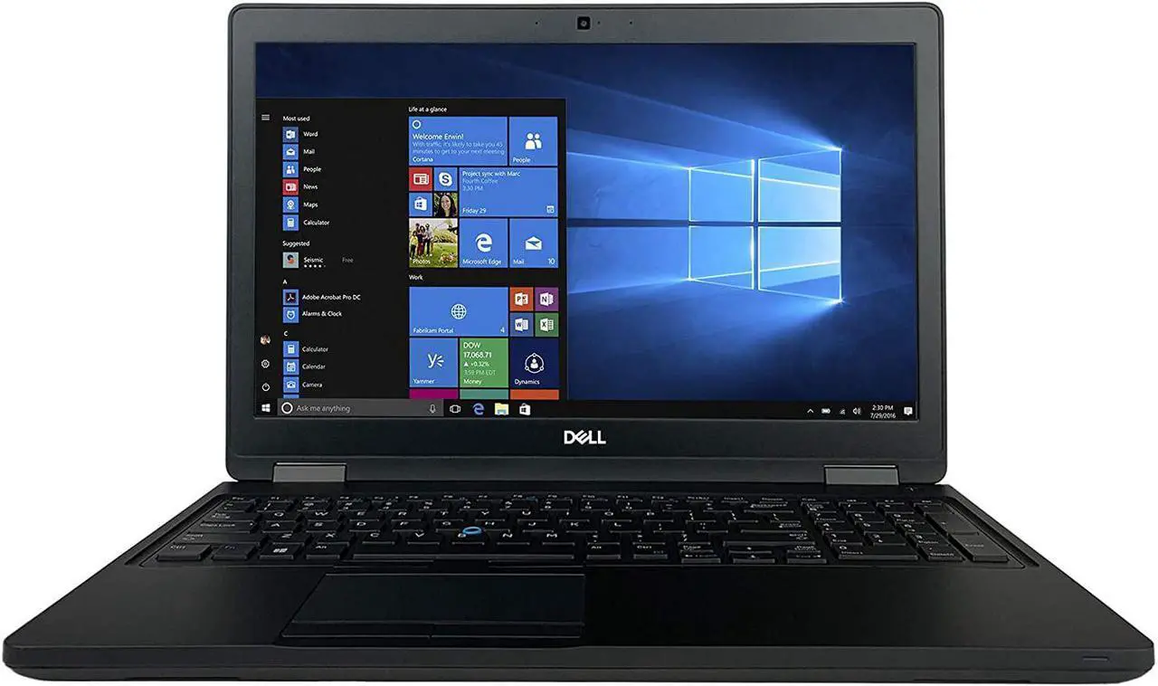 Alt view image 2 of 4 - Dell Latitude 5580 15.6" FHD 1920x1080 I7-7600U 16GB 512GB SSD Webcam Windows 10 Pro - GRADE A