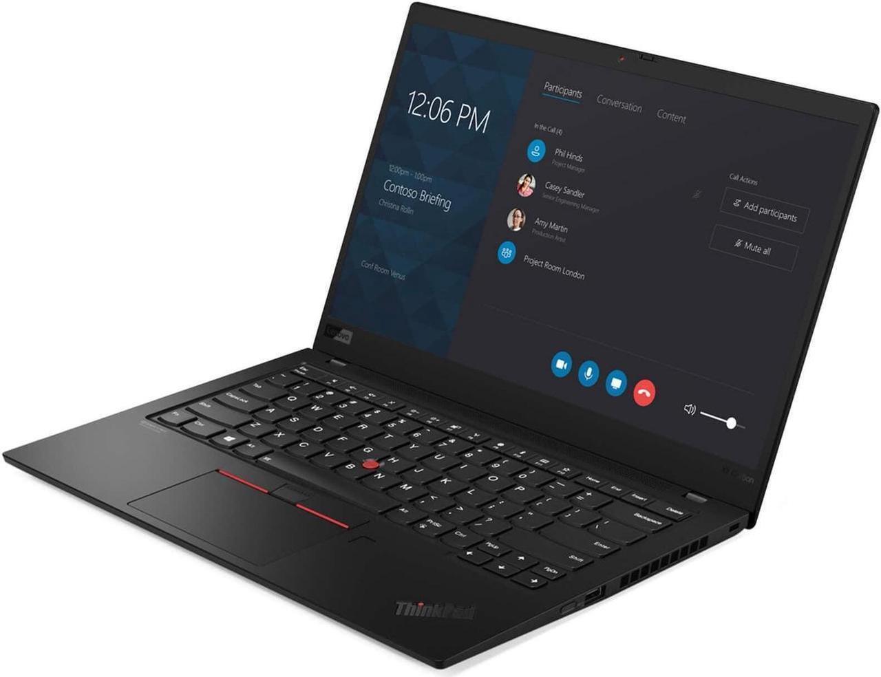Alt view image 2 of 4 - Lenovo Thinkpad X1 Carbon Laptop Gen 7 - 14" FHD Display - i7-8650U - 16GB RAM - 512GB SSD - Windows 11 Pro - GRADE A