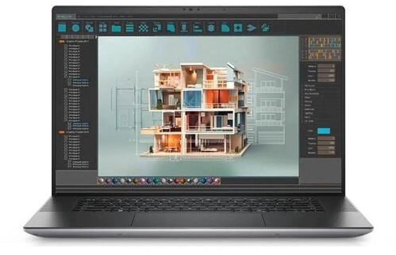 Main image of Dell Precision Precision 5690 16" 32GB 512GB SSD Core Ultra 7 165H 1.4GHz WIN11P, Titan Gray
