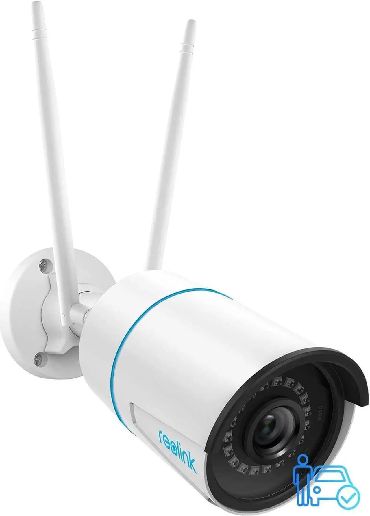 Main image of Reolink Plug-in Outdoor WiFi Security Camera, 5MP HD Dual Band Wired Wi-Fi Camera for Home Security-2.4/5 Ghz, Smart Person/Vehicle Alerts, Motion Detection, Night Vision, IP66 Waterproof, RLC-510WA