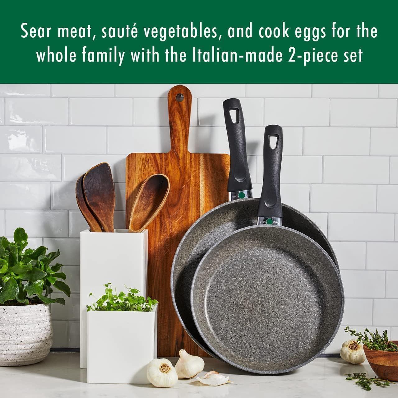 Alt view image 2 of 7 - BALLARINI PARMA by HENCKELS 2-pc Nonstick Pot and Pan Set, Made in Italy, Set includes 10-inch and 12-inch fry pan