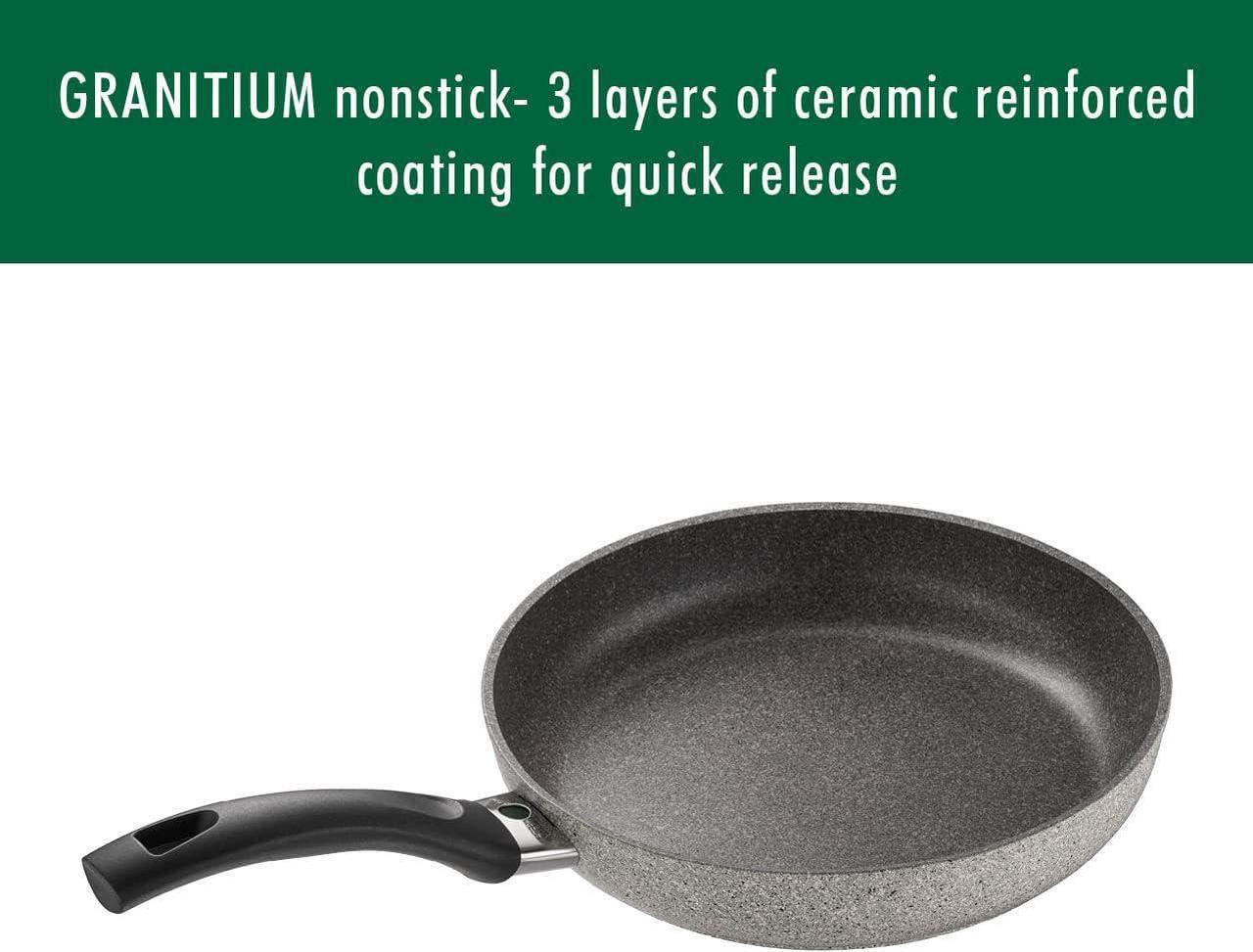 Alt view image 5 of 7 - BALLARINI PARMA by HENCKELS 2-pc Nonstick Pot and Pan Set, Made in Italy, Set includes 10-inch and 12-inch fry pan