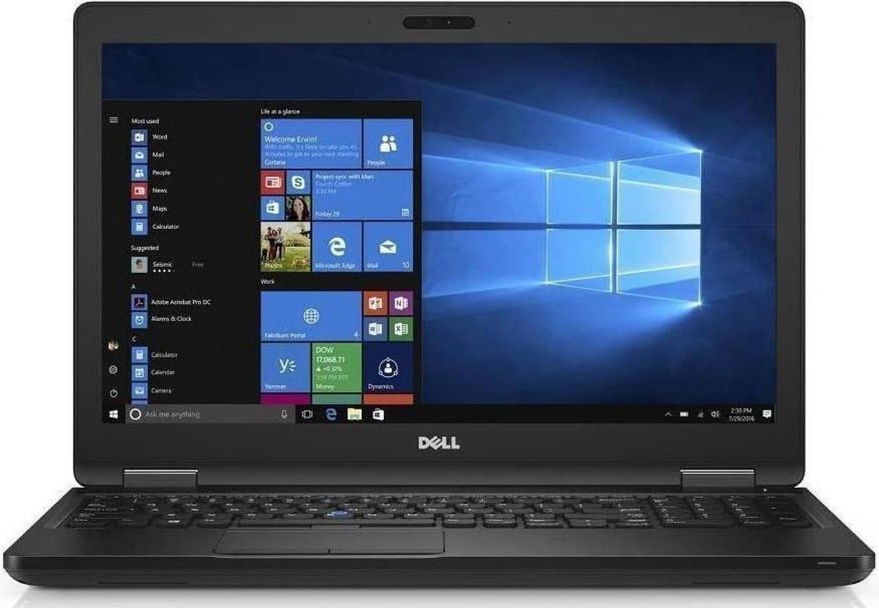 Dell Grade A Latitude 5580 15.6" Business Laptop - Intel Core i5-7400U 2.80GHz (upto 3.50GHz), 8GB DDR4, 500GB HDD, WebCam, Windows 10 Professional x64