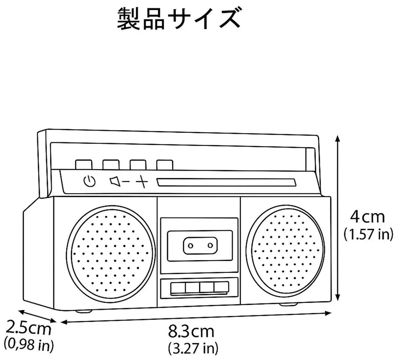 Alt view image 7 of 7 - Sourcingbay Ultra-Compact Wireless Mini Boom Box  Rechargeable, Portable Sound with Swivel Handle  Loud & Clear Audio, USB Charging, for Kids & Adults