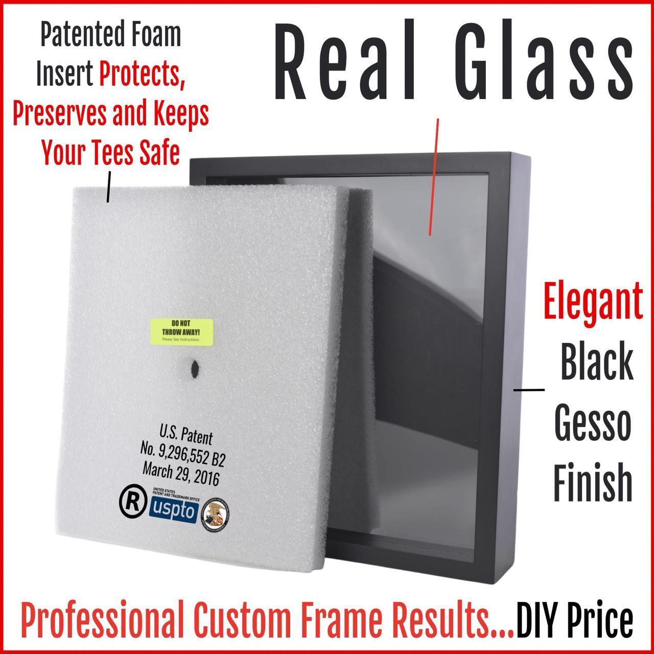 Alt view image 5 of 7 - Shart Original T-Shirt Frame Display Case (Black) 11x14