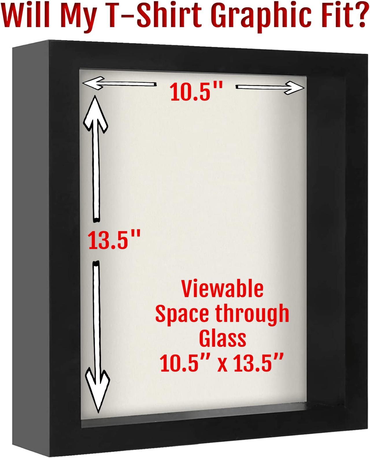 Alt view image 2 of 7 - Shart Original T-Shirt Frame Display Case (Black) 11x14