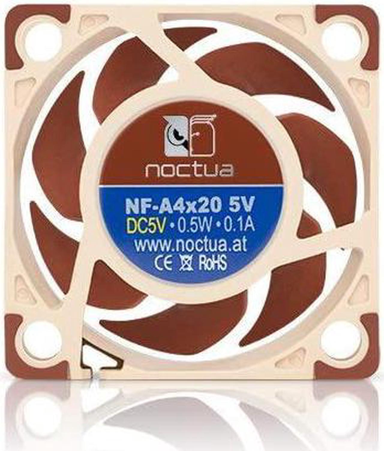 Noctua NF-A4x20 5V, Premium Quiet Fan, 3-Pin, 5V Version (40x20mm, Brown)