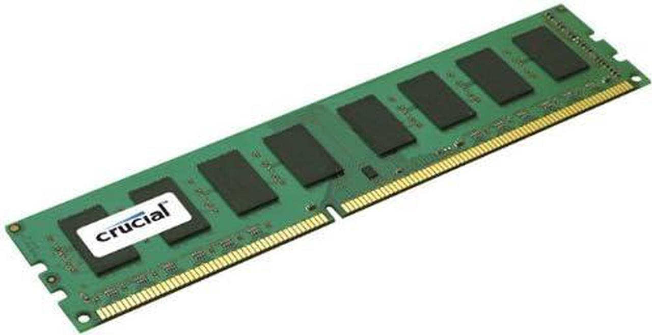 Crucial 4GB Single DDR3-1600 MT/s (PC3-12800) x4based high density UDIMM 240-Pin Desktop Memory CT51264BA160BJ