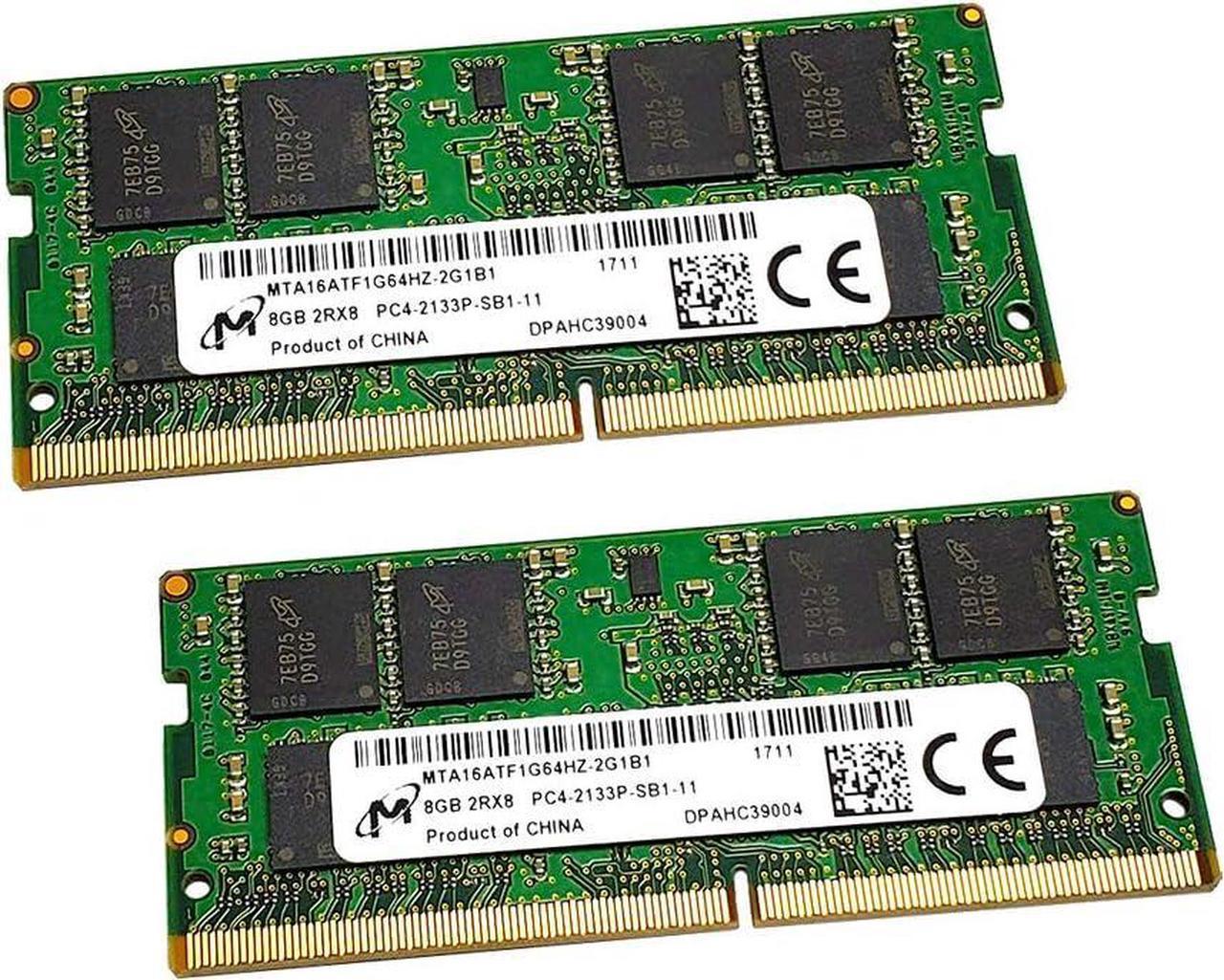 MICRON 16GB 2X8GB DDR4 2133MHZ PC4-17000 RAM 2-Piece KIT MTA16ATF1G64HZ-2G1B1