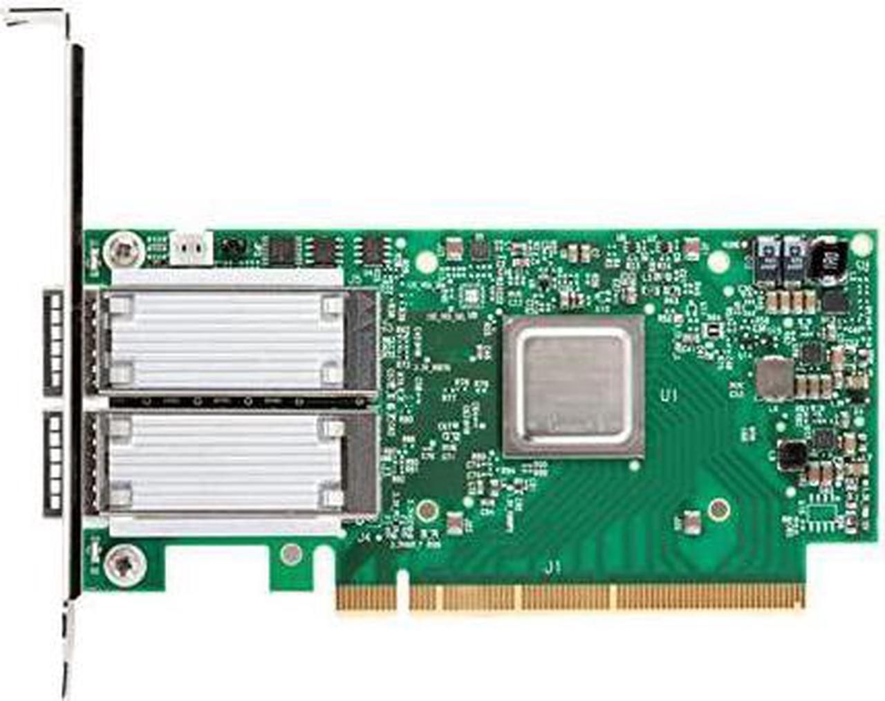 Mellanox ConnectX-5 VPI Network Adapter PCI Express 3.0 x16 Gb Ethernet 10 Gb Ethernet 40 Gb Ethernet Green/Silver (MCX556A-ECAT)