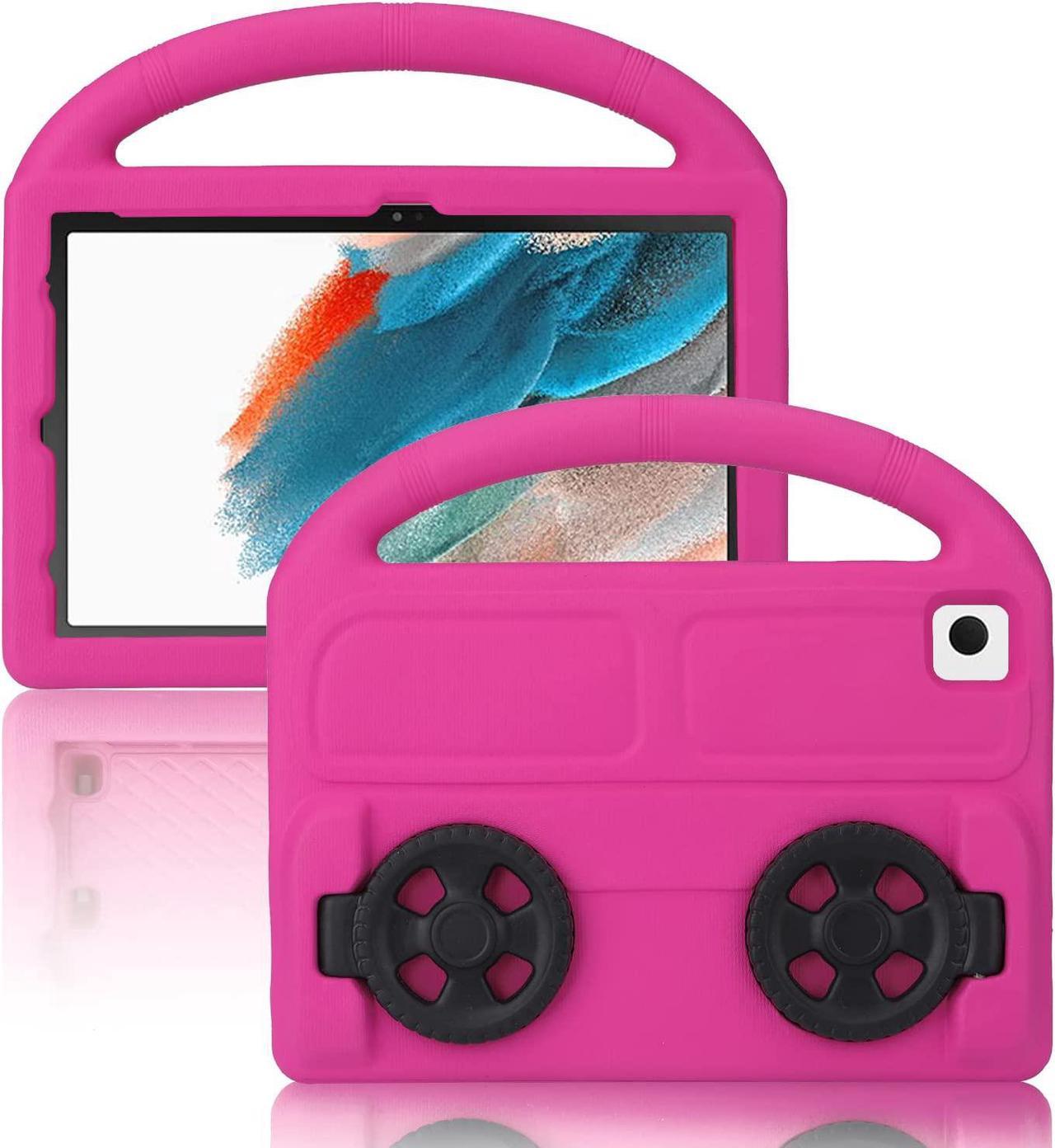 Kids Case for iPad Air 5 4 10.9 2022 Toy Car Shockproof Case for Boy Kids Light EVA Full Cover with Handle Stand Shoulder Strap Kidproof iPad Air 5 4 10.9 2022 Kids Case (Rose)