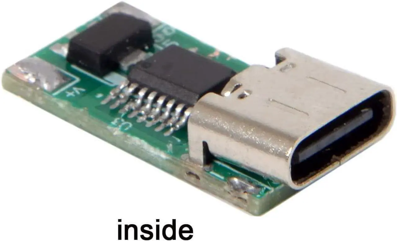 Alt view image 6 of 7 - USB 3.1 Type C USB-C to DC 20V 5.5mm 2.5mm Adapter Emulator Trigger 90 Degree Angled (5.5x2.5MM)