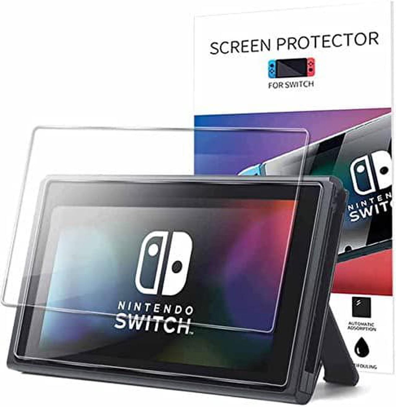 [2Pack] Screen Protector for Switch 2017, Switch Screen Protector for Anti Blue Light Eyes Protection/Bubble Free/Case Friendly/Transparent/HD Clear