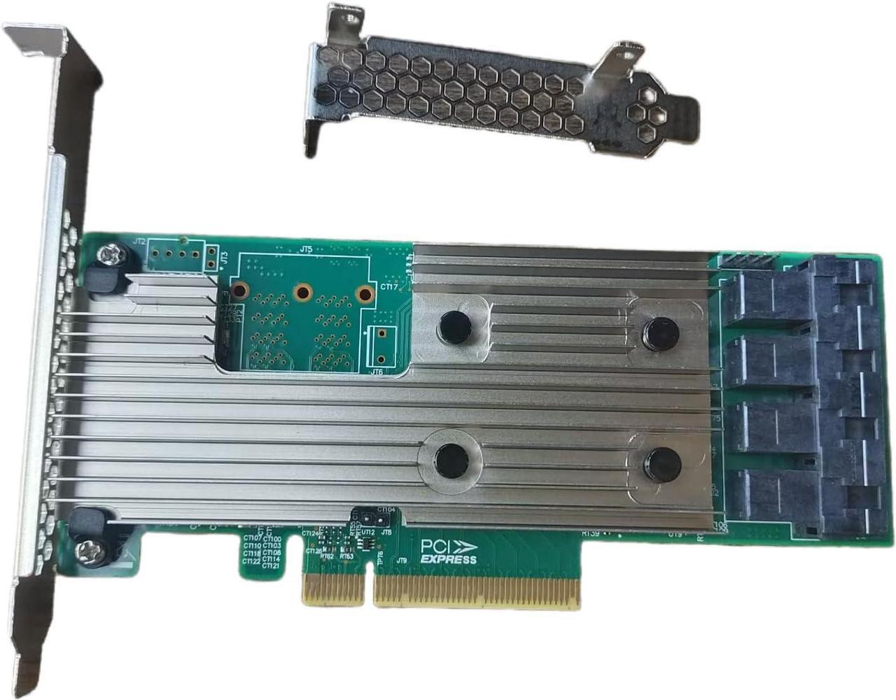 SAS9305-16i LSI 9305-16i SATA SAS 12Gbs RAID Controller Host Bus Adapter PCIe 3.0 x8 IT-Mode 05-25703-00 HBA (9305-16I)