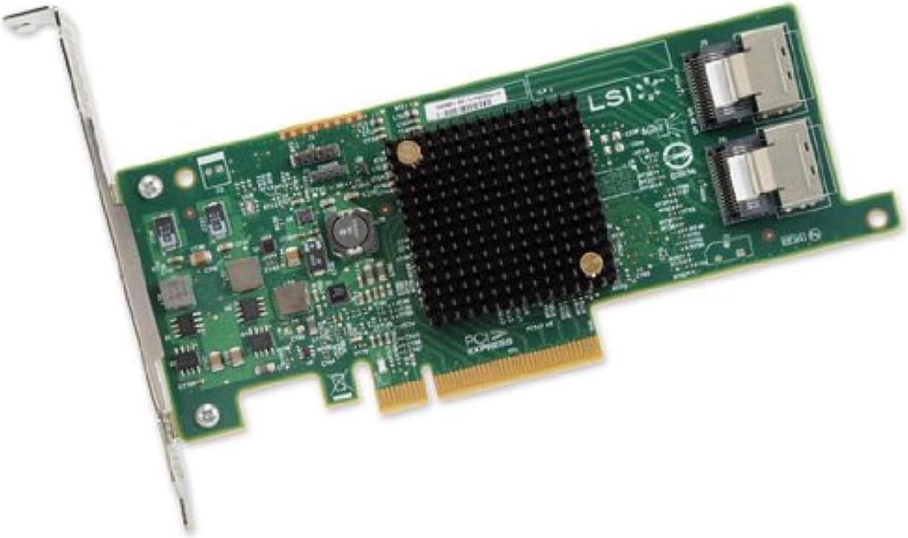 LSI Logic Controller Card LSI00301 SAS 9207-8i 8Port Internal SAS/SATA 6Gb/s PCI Express Single