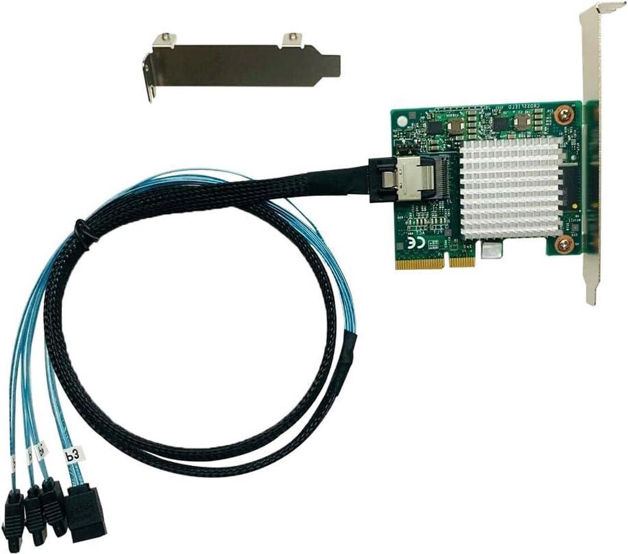 H1110 81Y4494 SAS-2 RAID Controller Card 6Gbps SATA HBA LSI 9211-4i P20 IT Mode for ZFS FreeNAS unRAID RAID Expander