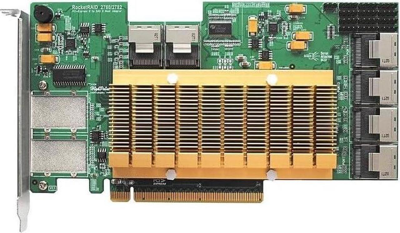 HighPoint RocketRAID 2782 PCI-e X16 SAS/SATA 6Gb/s RAID Controller