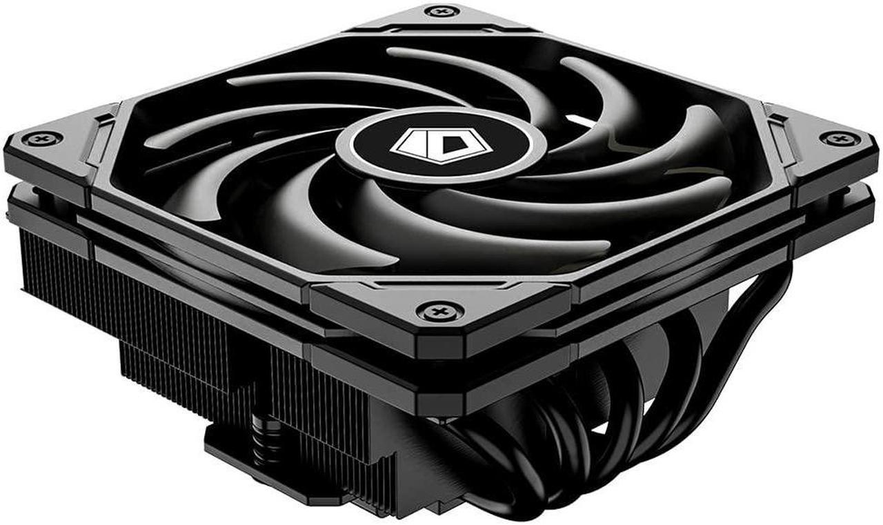 ID-COOLING IS-55 ARGB CPU Cooler Low Profile 57mm Height CPU Air Cooler ARGB 5 Heatpipes 120x120x15mm Slim Fan, CPU Fan for Intel LGA1700/115X/1200; AMD AM4/AM5, For Desktop