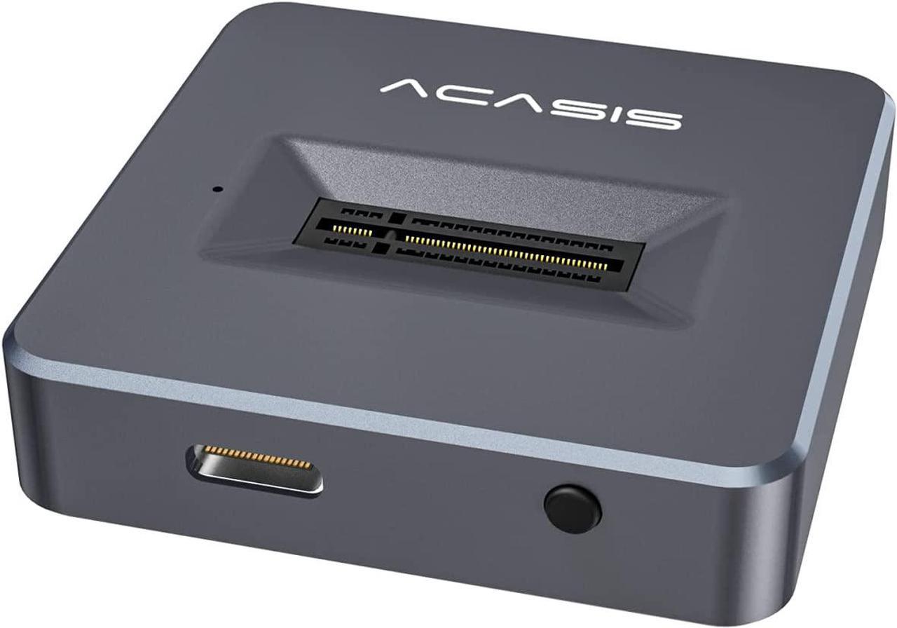 ACASIS NVMe Dock M.2 to USB C 3.2 GEN2(10Gbps) Docking Station with Auto Sleep Portable External SSD Enclosure for M.2 (M Key) SSD Support Windows XP 7 8 10, MAC OS