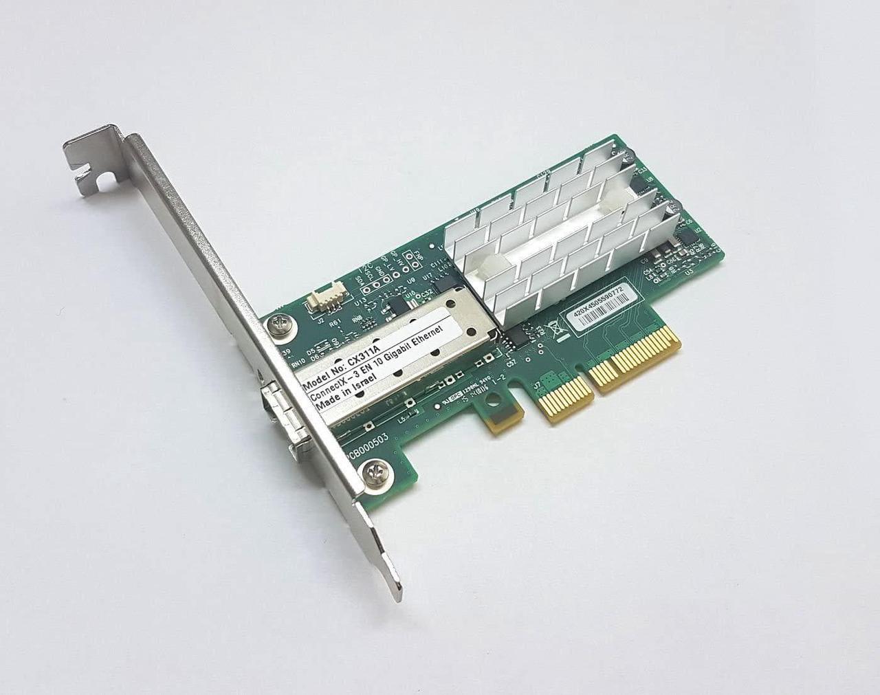 Mellanox MCX311A-XCAT ConnectX-3 EN Network Adapter PCI Express 3.0 x8 Fibre Channel Over Ethernet (FCoE)