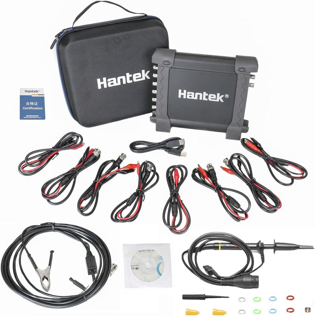 Hantek 1008C PC USB 8CH Automotive Diagnostic Digital Oscilloscope/DAQ/Programmable Generator