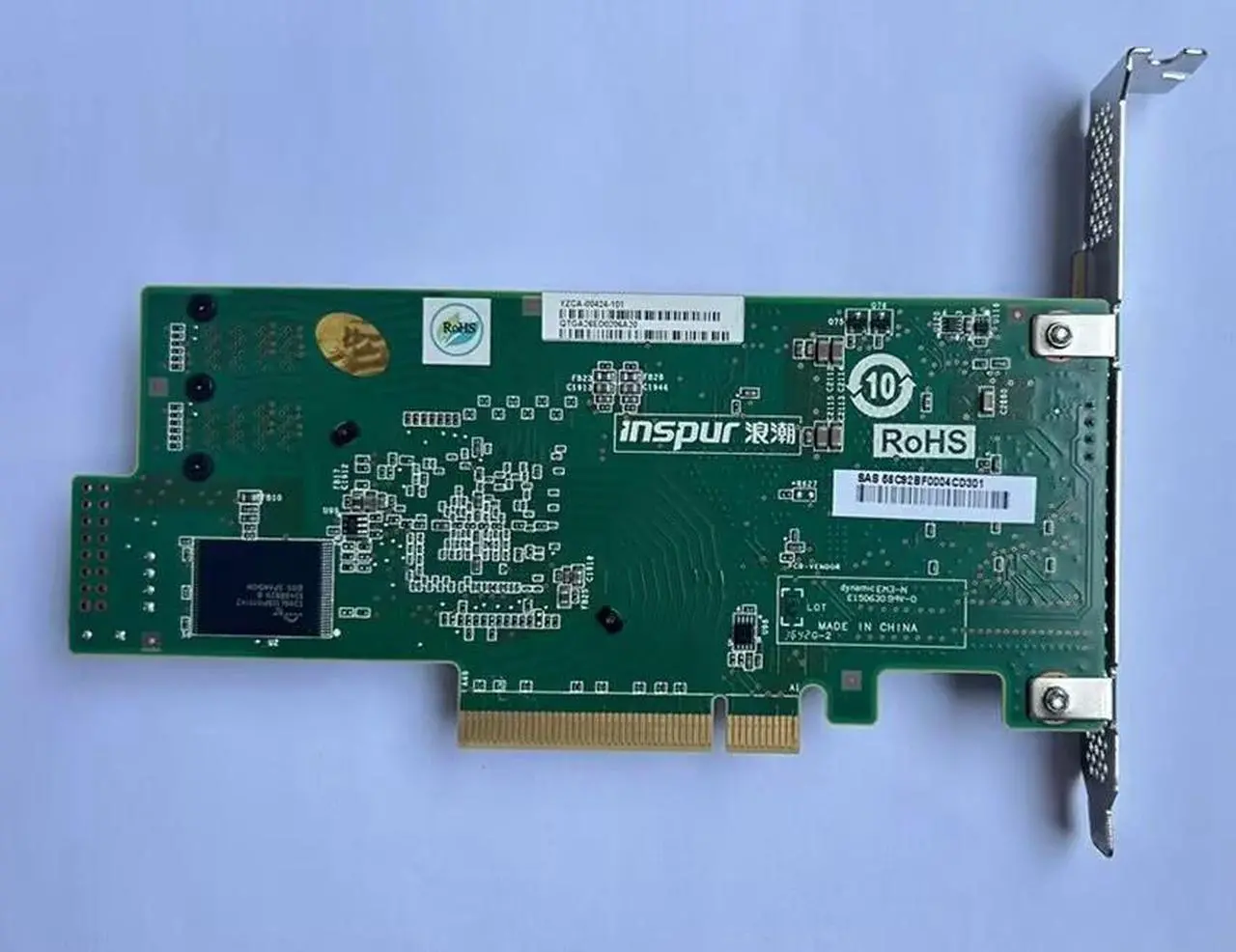 Alt view image 7 of 7 - SAS 9300-8i LSI SAS3008 8-Port 12Gb PCIe IT Mode ZFS FreeNAS unRAID RAID Expander+2*SFF-8643 SATA Cable-Inspur version