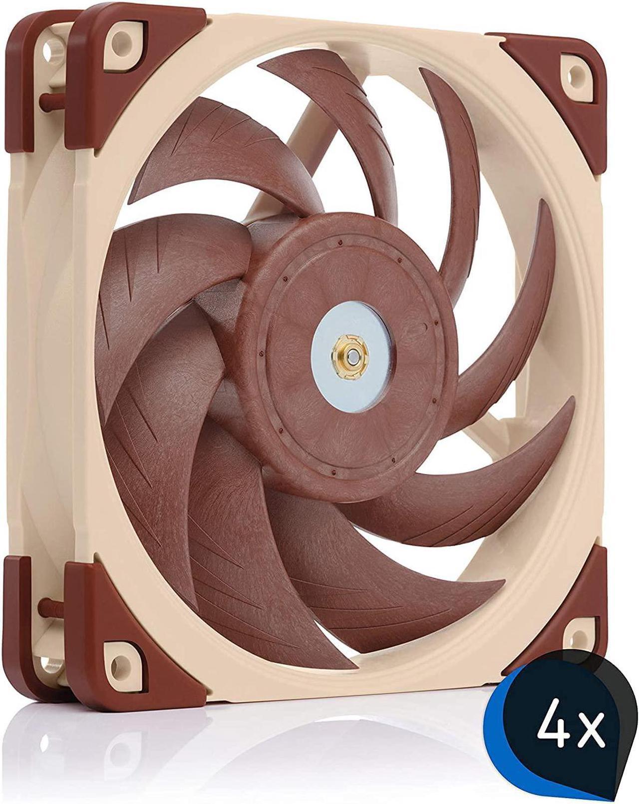 Noctua 480mm AIO Upgrade Bundle (4X NF-A12x25 PWM 120mm Fans Plus 1x NT-H2 Thermal Paste)