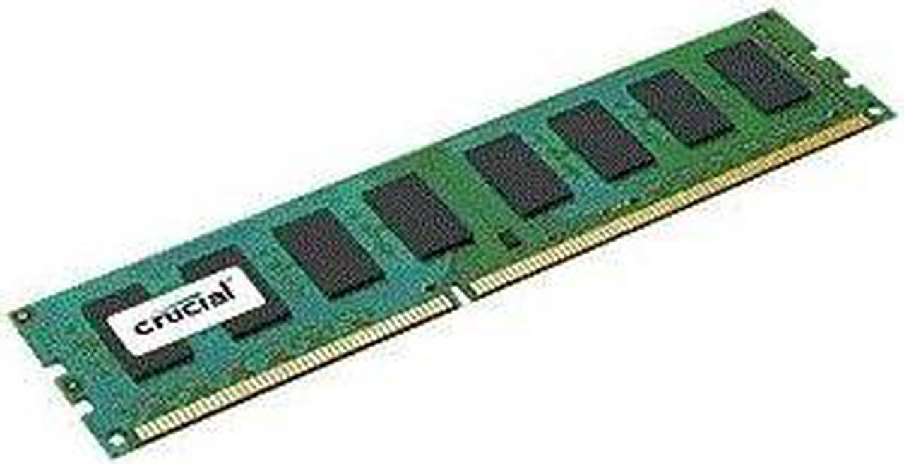 Crucial 4GB Single DDR3 1600 MT/s PC3-12800 CL11 Unbuffered UDIMM 240-Pin Desktop Memory Module CT51264BA160B