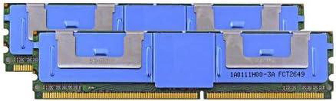 16GB (2x8GB DIMMs) MEMORY FOR HP/COMPAQ PROLIANT DL360 G5 DL380 G5 DL560 G5 DL580 G5 ML350 G5 ML370 G5 DDR2 667 PC2 5300 FBD DIMMs EQUIVALENT TO 413015-B21, 495604-B21, KTH-XW667/16G