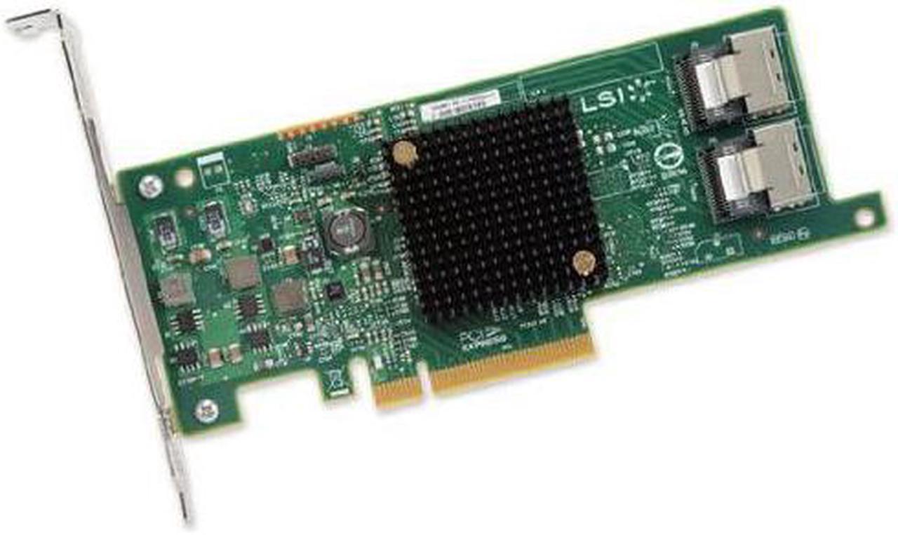 LSI Logic Controller Card LSI00301 SAS 9207-8i 8Port Internal SAS/SATA 6Gb/s PCI Express Single