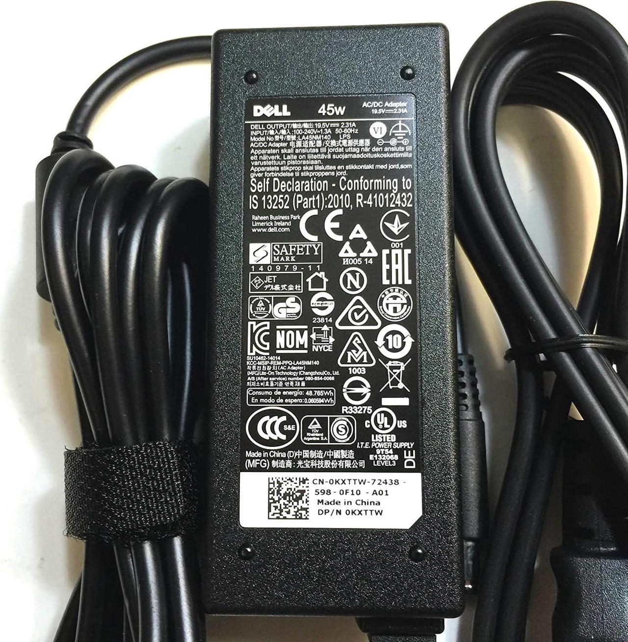 Laptop Notebook Charger for Original Dell Inspiron 11 3000 3157 P20T P20T003 3458-3625 P47F P47F003?Adapter Adaptor Power Supply (Power Cord Included)