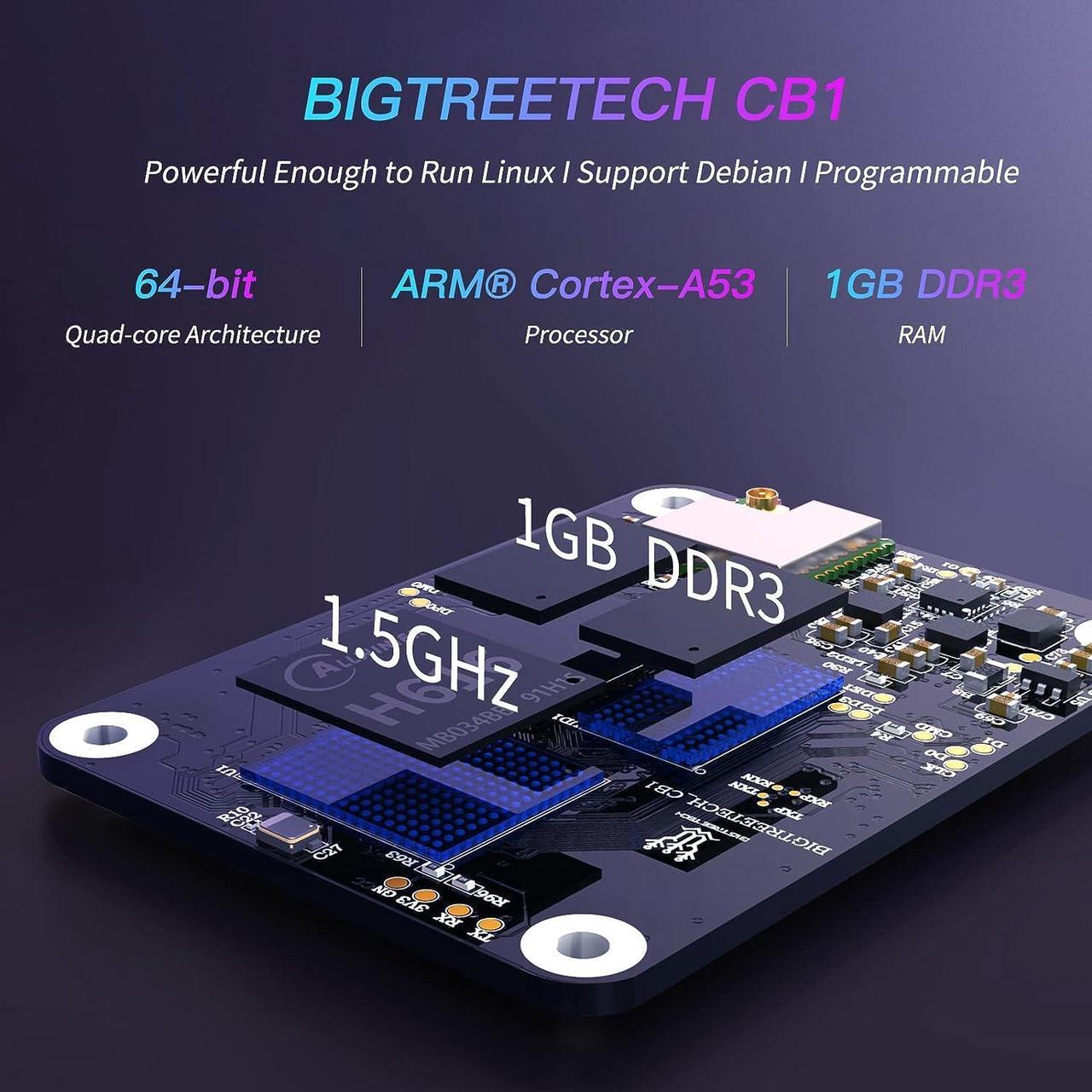 Alt view image 7 of 7 - Manta E3EZ + CB1 V2.2 + 5Pcs EZ2209 Kit Support Running Klipper Firmware Silent Control Board Kit for Ender-3 V2 Ender-3 Pro Ender-3 BIQU B1 3D Printers