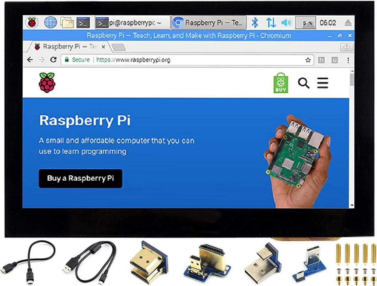 Main image of waveshare 4.3inch HDMI LCD 800x480 IPS Capacitive Touch Screen HDMI Interface Support All Version Raspberry Pi 4B/3B+/3B/2B/Zero/Zero W/Zero WH,Jetson Nano BB Black Banana Pi Windows 10/8.1/8/7