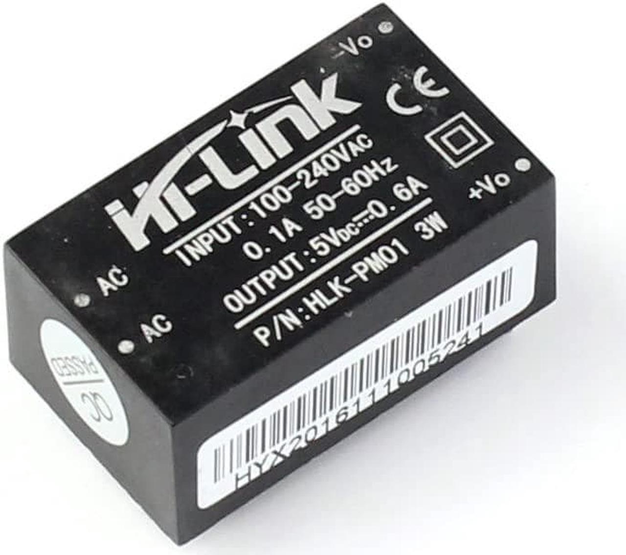 HI-Link HLK-PM01 AC-DC 220V to 5V Step-Down Power Supply Module Intelligent Household Switch Power Supply Module (10 PCS)