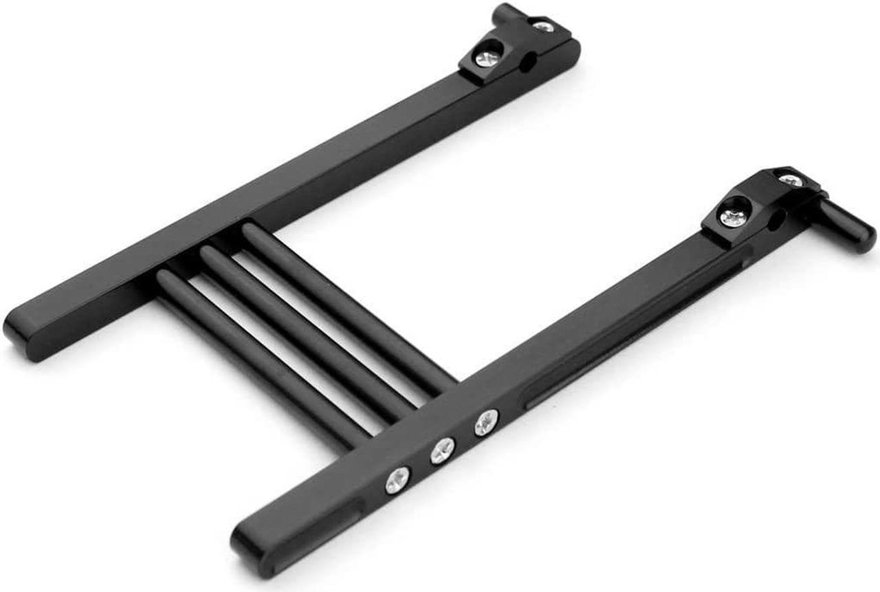 BGNing TX Transmitter Bracket Aluminum Alloy Stand Holder for JR Futaba RC Drone (Black)