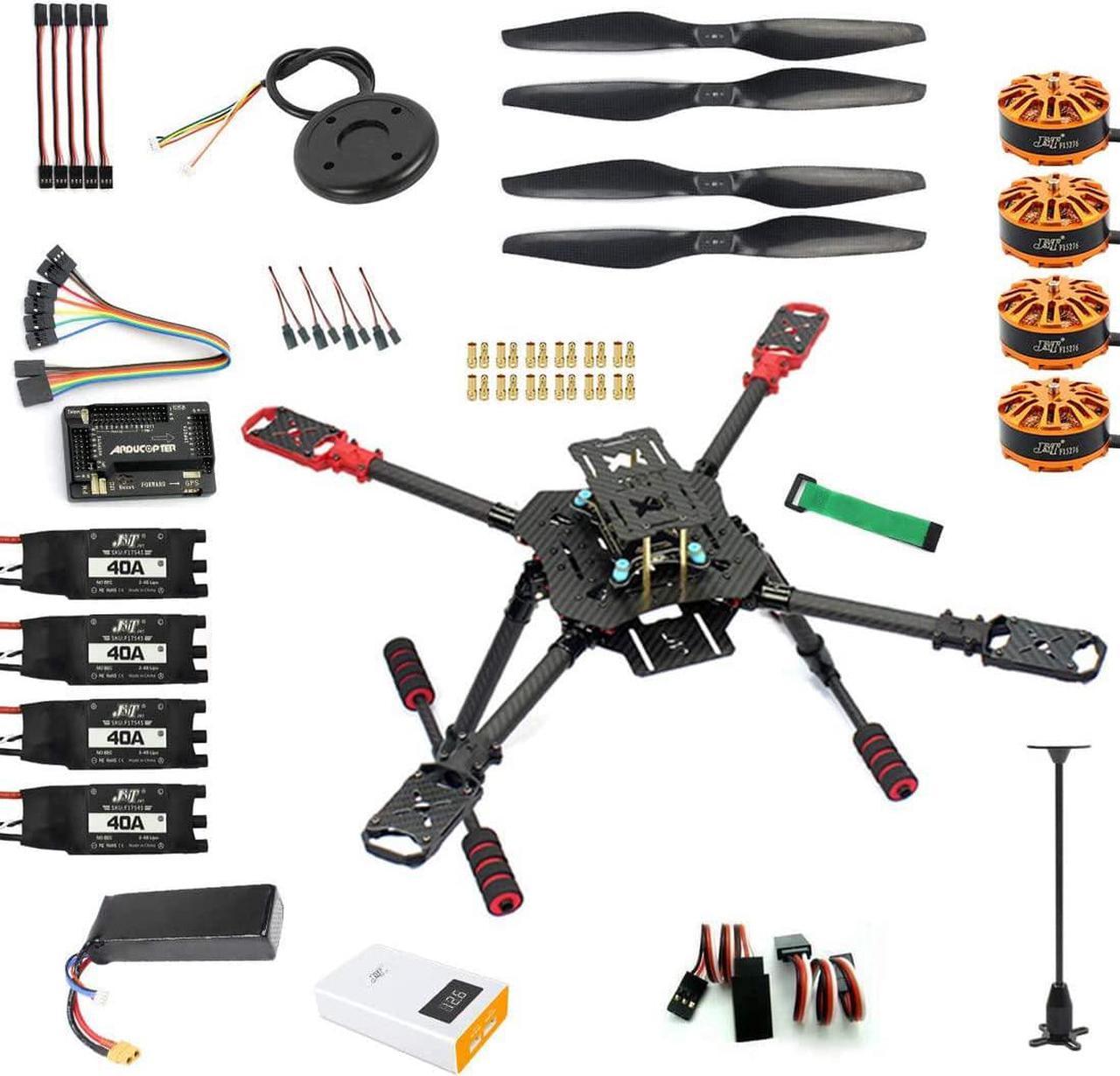 460mm 560mm Umbrella Foldable RC Quadcopter DIY RC Drone 4-Axle Unassemble DIY GPS Drone w/ APM2.8/PIX Flight Controller AT10/AT9S TX/Gimbal FPV Upgrade (560mm PNP No Remote)