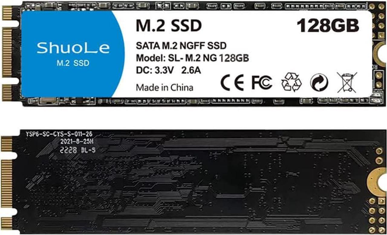 M.2 NGFF SSD 1TB/512GB/256GB/128GB High Speed Solid State Drives for Laptop Desktop Server POS Machine (128GB)