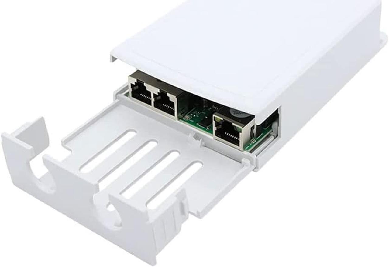 Waterproof POE Repeater POE Signal 1 in 2 Out Serial Network Extender 100M/1000M for Camera Switch AP (1000M)