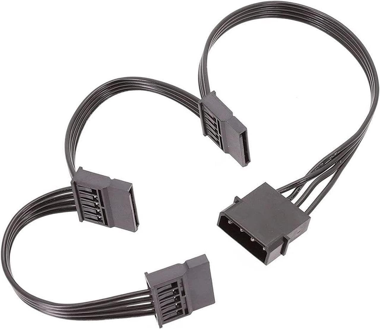 Alt view image 5 of 6 - 5" 3 x Optical Drive Bay to 4-Bay 3.5 Inch SATA SAS HDD Cage Rack Bracket Hard Drive Tray Caddy Adapter with SATA 3.0 Date Cable (W 4P to SATA Cable)