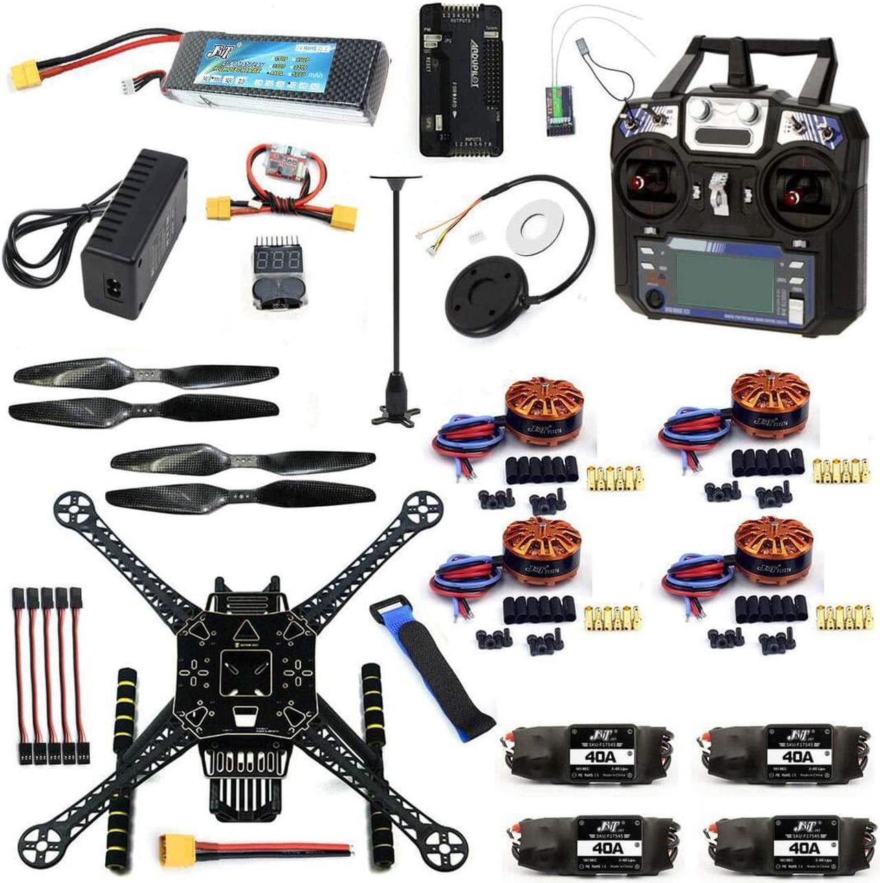 DIY 4-Axle RC FPV Drone S600 Frame Kits APM 2.8 Flight Controller Flysky FS-i6 Transmitter 700KV Motor 40A ESC Racing Quadcopter