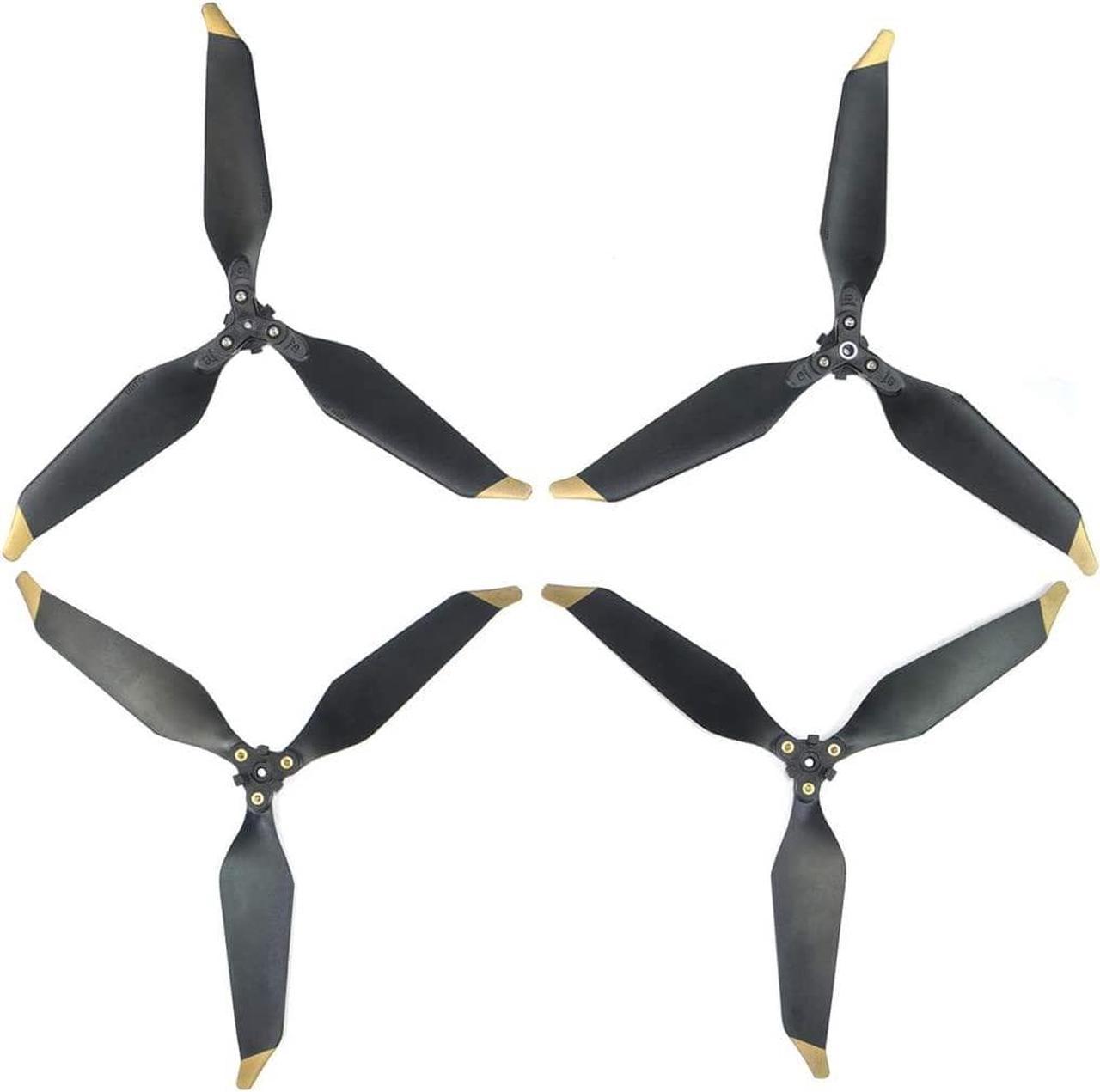 2 Pairs Quick Release Foldable Carbon Fiber Propeller 8331F Plastic 3 Leaf Props Drone Replacement Low-Noise Paddle Compatible for Mavic PRO Platinum