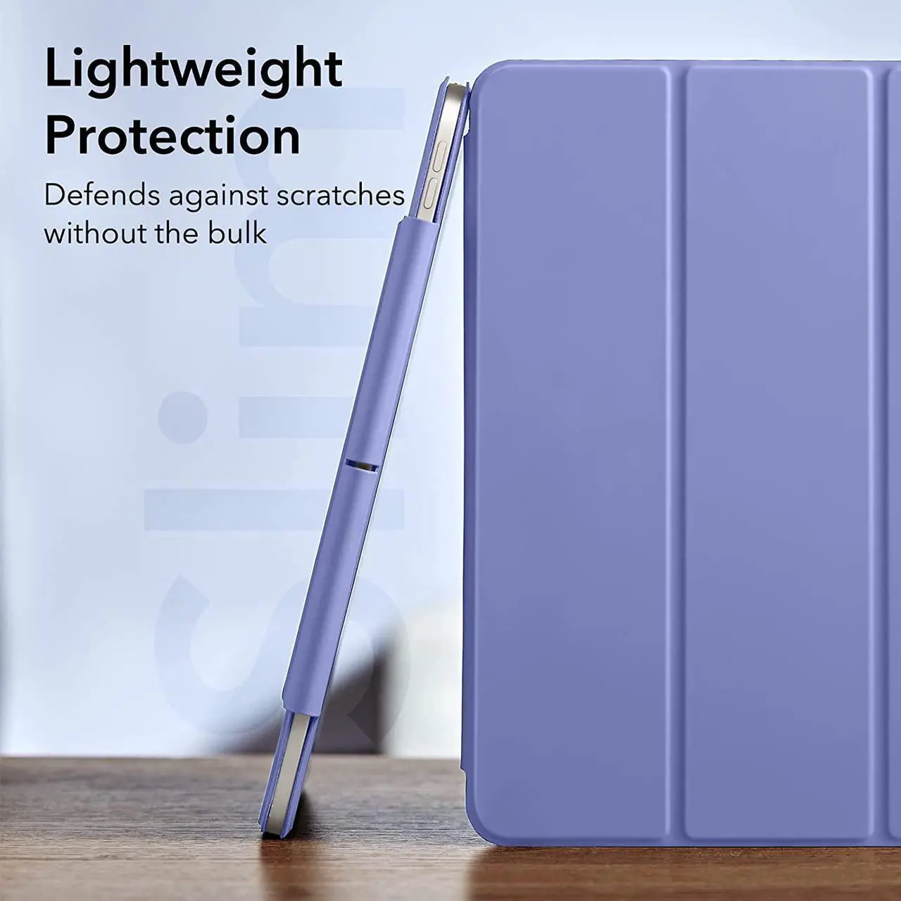 Alt view image 7 of 7 - ESR for iPad Air 5th/4th Generation Case (2022/2020), iPad Pro 11 Case (2018), Convenient Magnetic Attachment, Auto Sleep/Wake, iPad Air 5/4 Case 10.9 Inch, Rebound Magnetic Case, Lavender