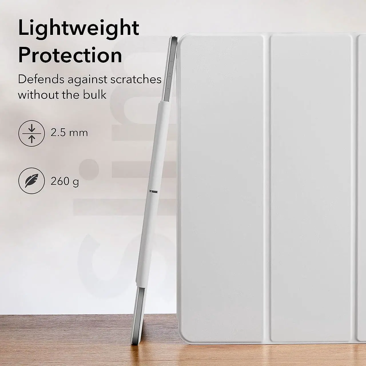 Alt view image 7 of 7 - ESR for iPad Pro 11 Inch Case, iPad 11 Pro Case (2022/2021/2020, 4th/3rd/2nd Generation), Convenient Magnetic Attachment, 2-Way Stand, Full Pencil 2 Support, Rebound Magnetic Case, Brilliant White