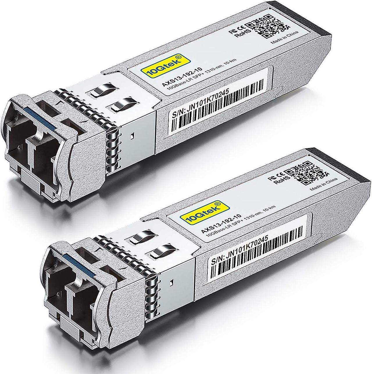 10GBase-LR SFP+ Transceiver, 10G 1310nm SMF, up to 10 km, Compatible with Intel E10GSFPLR