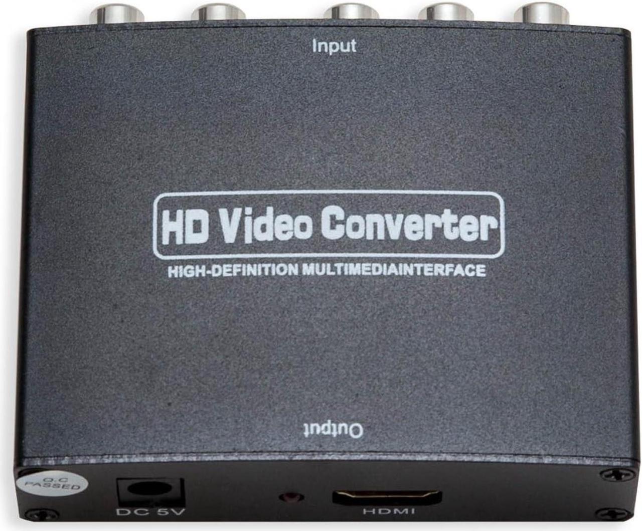 IO Crest SY-ADA31048 Component (YPbPr) + RCA Audio Input to HDMI 1.3 Output Converter