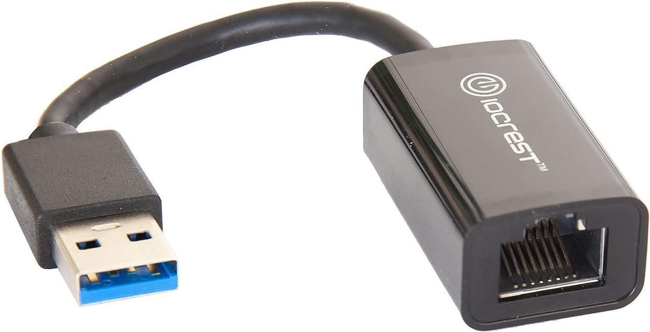 IO CREST USB 3.0 Type-A 2.5 Gigabit RJ45 LAN Network Adapter 10/100/1000/25000 Mbps Black (SY-ADA24082)