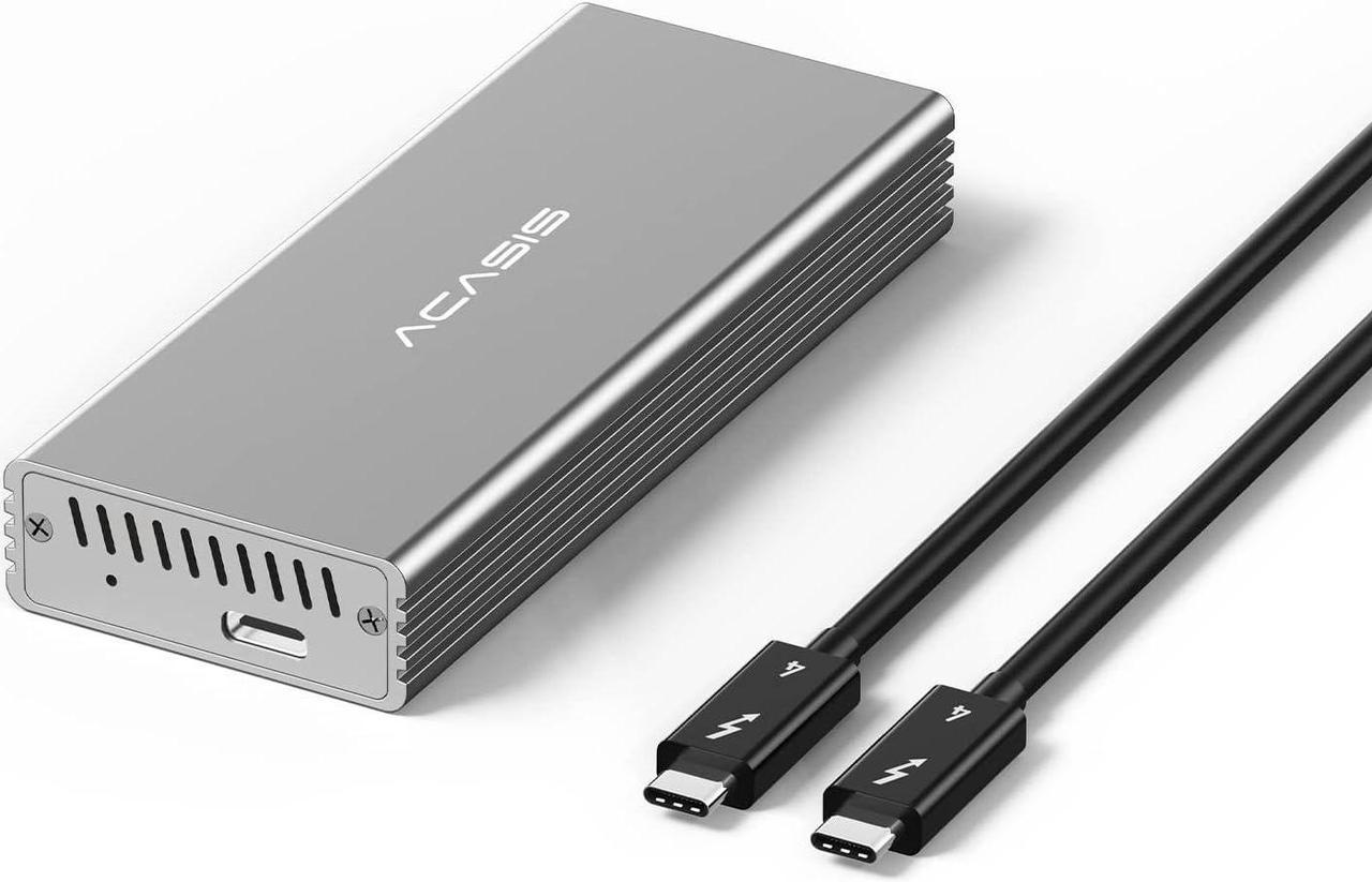 ACASIS USB C 3.0 SSD Enclosure for Narrow Apple Flash SSDs MacBook Air from 2010 to 2011 with Thunderbolt 4 Cable 6.6ft/2m