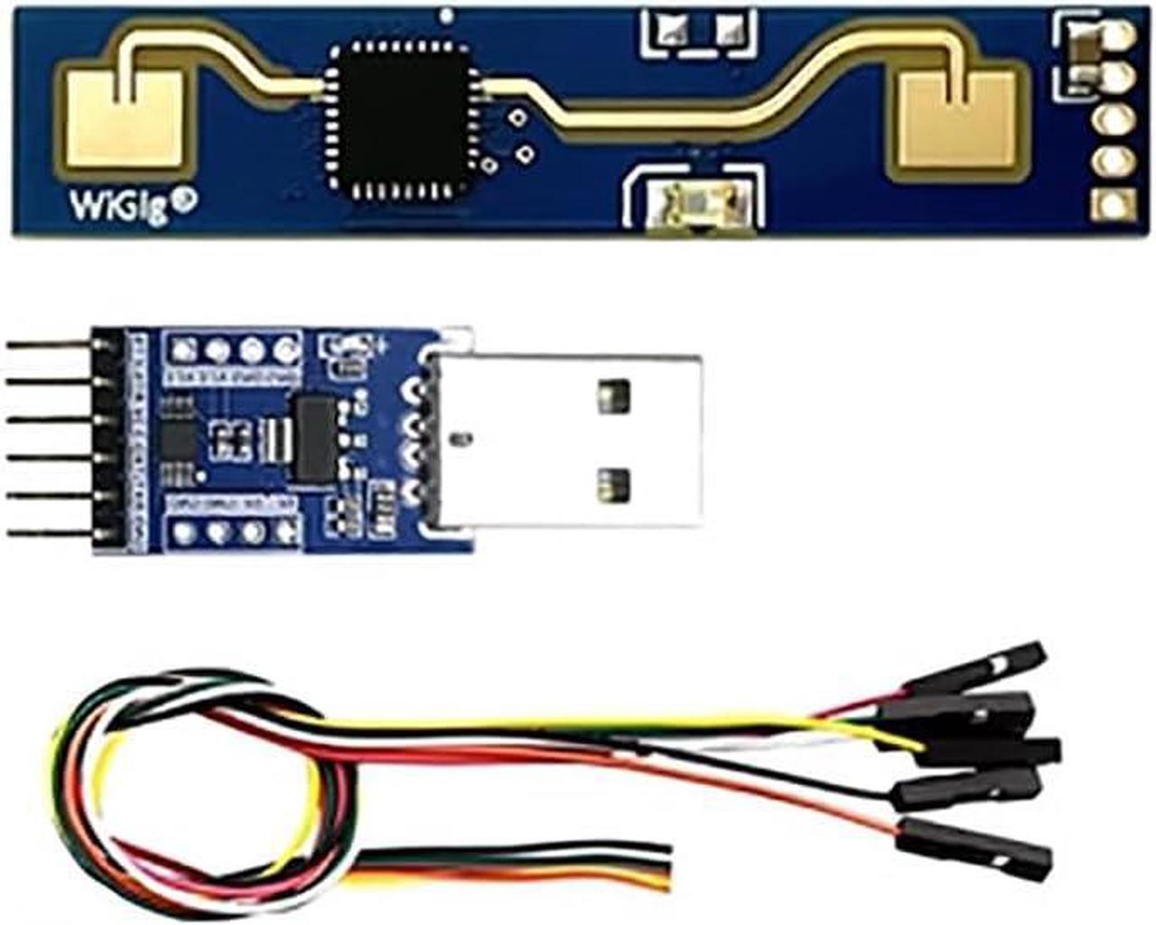 LD2410B 24G Smart Human Presence Sensor Ra·DAR Switch Module Millimeter Wave Sensor Supports GPIO and UART Outputs (Combo B)