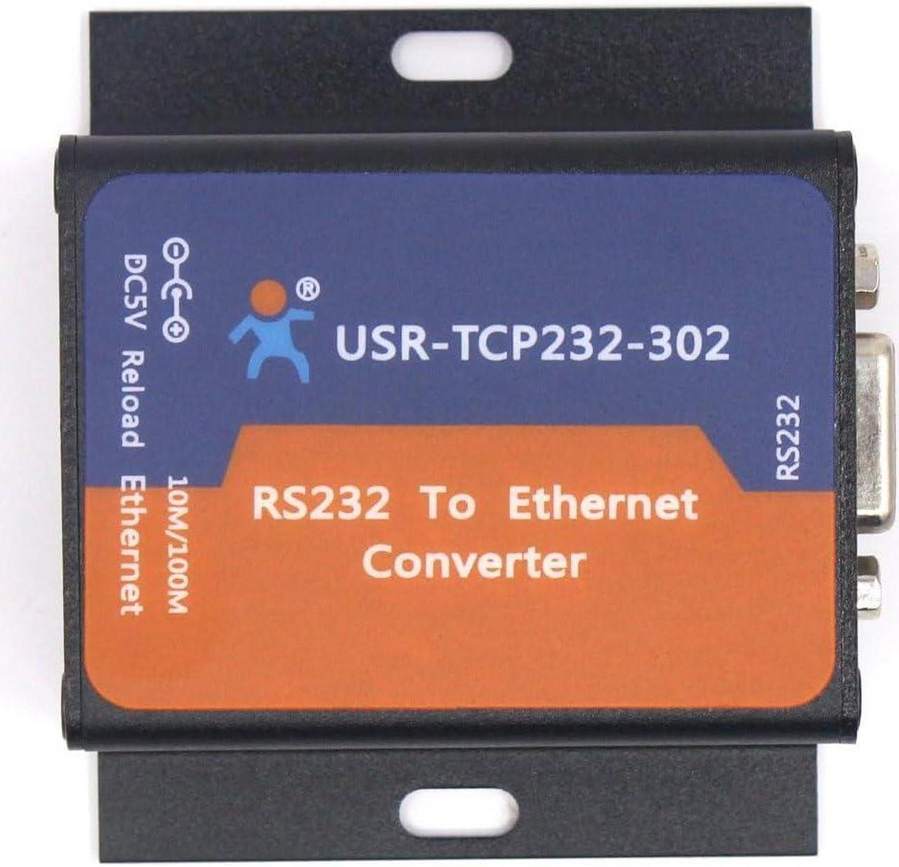 USR-TCP232-302 Tiny Size RS232 to TCP IP Converter Serial RS232 to Ethernet Server Module Ethernet Converter Support DHCP/DNS